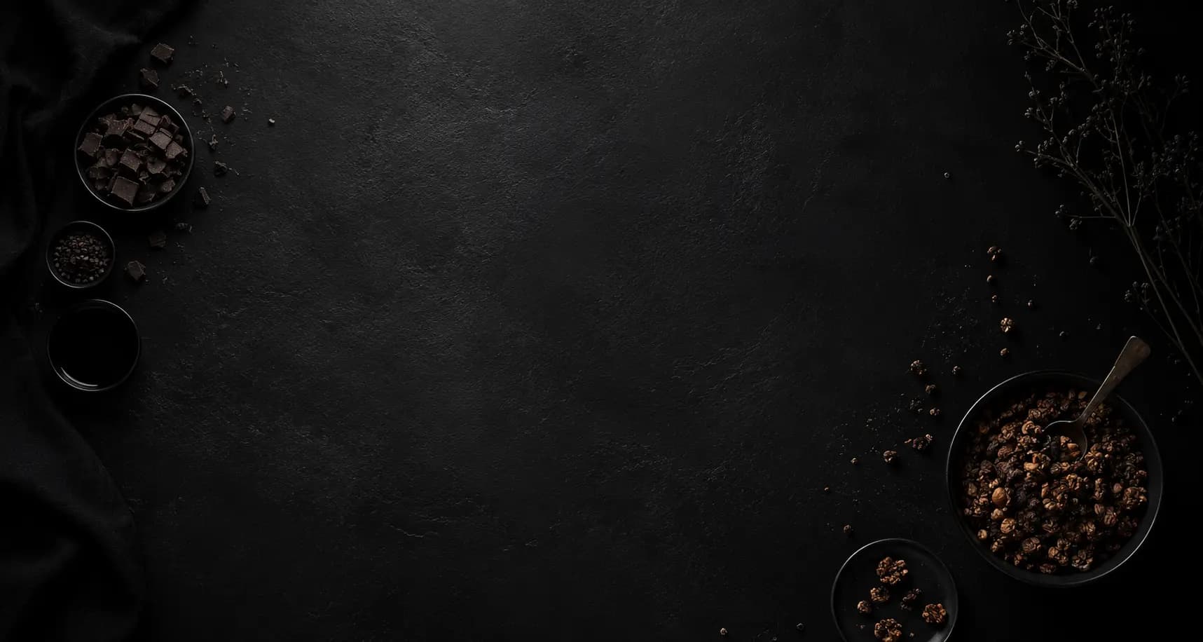 The Table dark food background